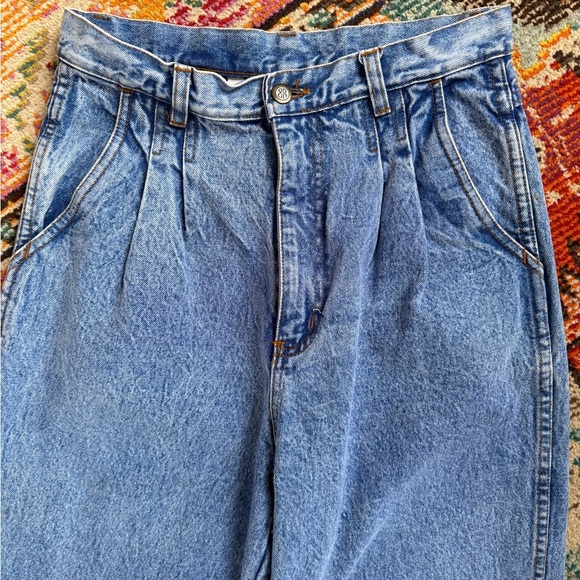 Vintage Bill Blass High-Waisted Blue Jeans - Picture 2 of 6